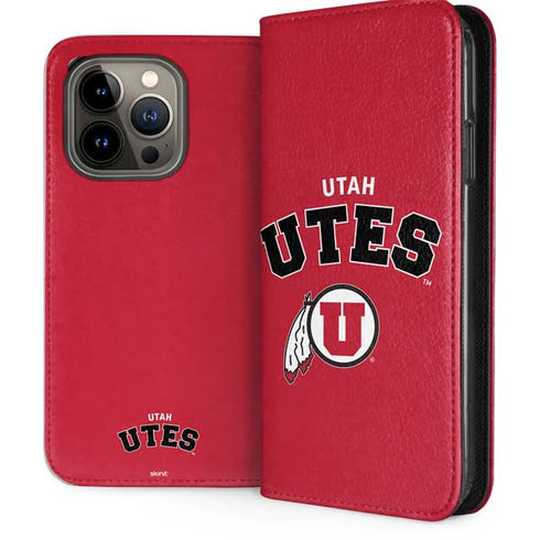University of Utah Block U iPhone 15 Pro Folio Case