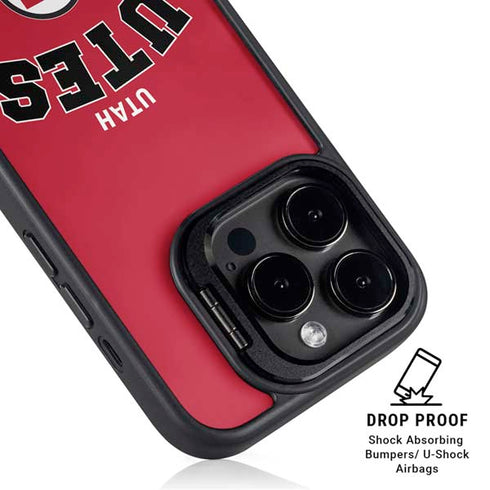 University of Utah Block U iPhone 15 Pro Kickstand Case