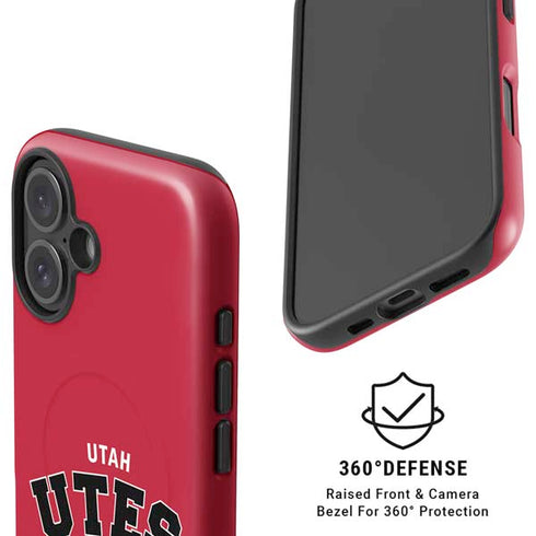 University of Utah Block U iPhone 16 Magsafe Impact Case