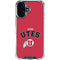 University of Utah Block U iPhone 16 Plus Clear Case
