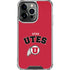 University of Utah Block U iPhone 16 Pro Max Clear Case