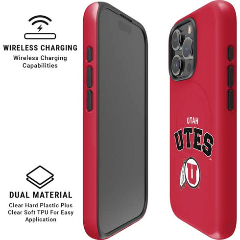 University of Utah Block U iPhone 16 Pro Max Magsafe Impact Case