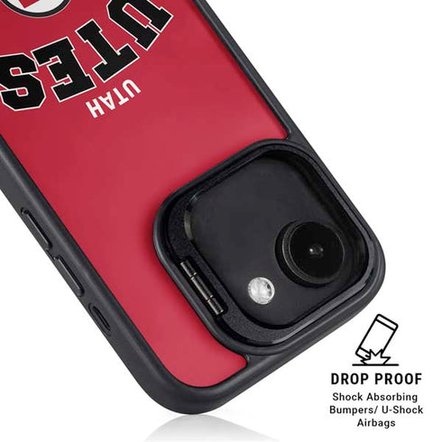 University of Utah Block U iPhone 16e Kickstand Case