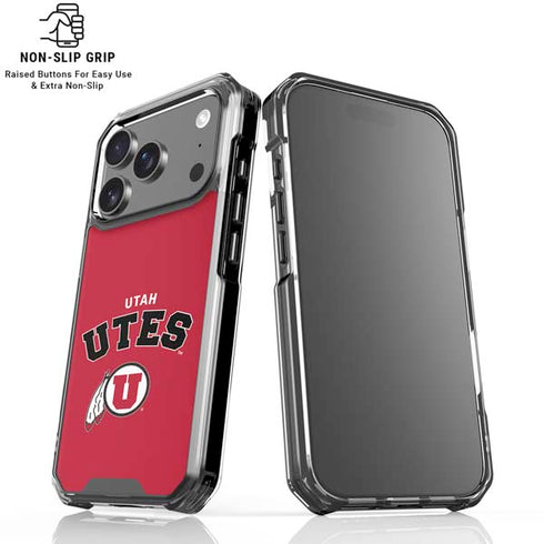 University of Utah Block U iPhone 18 Pro Clear Case
