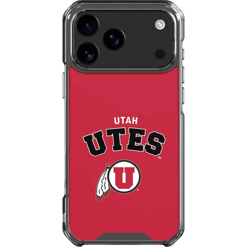 University of Utah Block U iPhone 18 Pro Max Clear Case