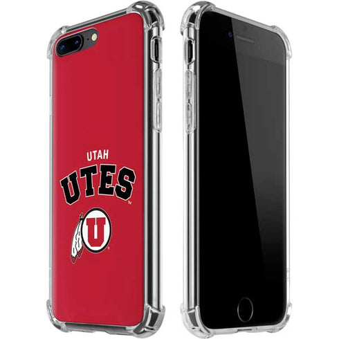 University of Utah Block U iPhone 7/8 Plus Clear Case