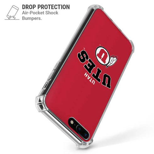 University of Utah Block U iPhone 7/8 Plus Clear Case
