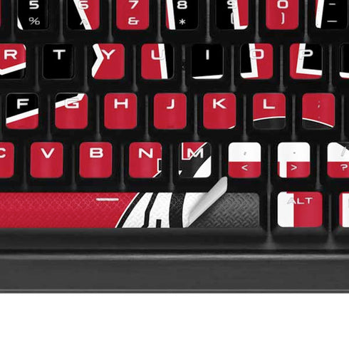 University of Utah Block U K95 RGB PLATINUM Mechanical Gaming Keyboard Skin