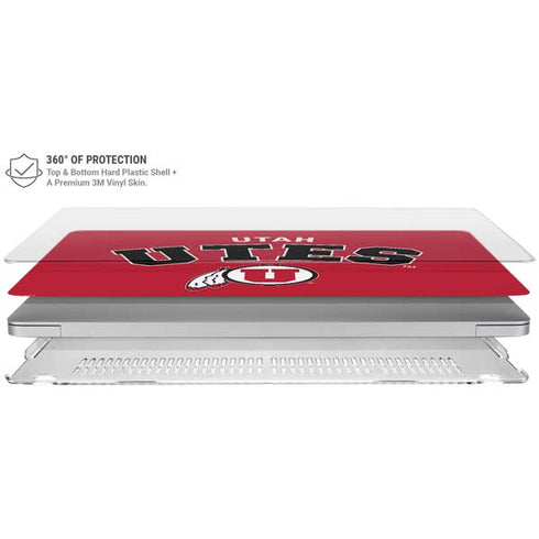 University of Utah Block U MacBook Air 15in (2023-2025) Case plus Skin