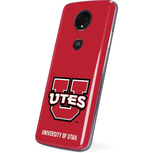 University of Utah Block U Moto E5 Plus Skin