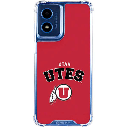 University of Utah Block U Moto G 5G (2024) Clear Case