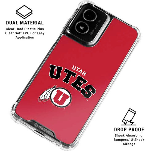 University of Utah Block U Moto G Power 5G (2024) Clear Case