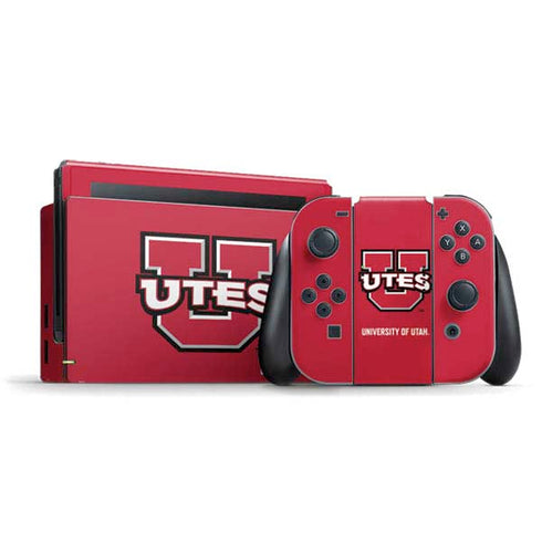 University of Utah Block U Nintendo Switch Bundle Skin