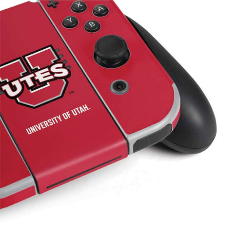 University of Utah Block U Nintendo Switch OLED (2021) Skin