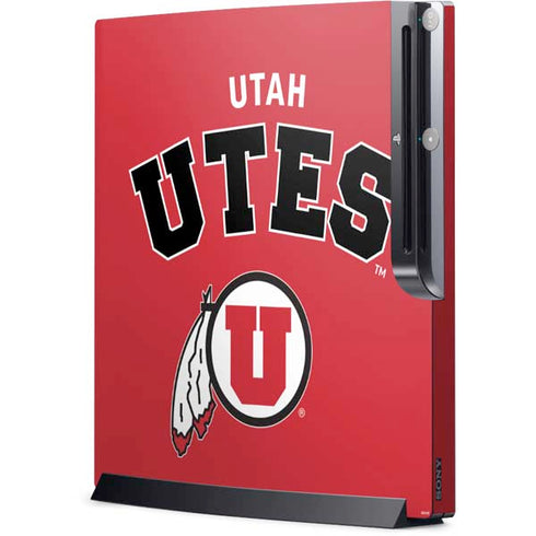 University of Utah Block U Playstation 3 & PS3 Slim Skin