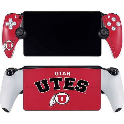 University of Utah Block U PlayStation Portal Remote Player Skin