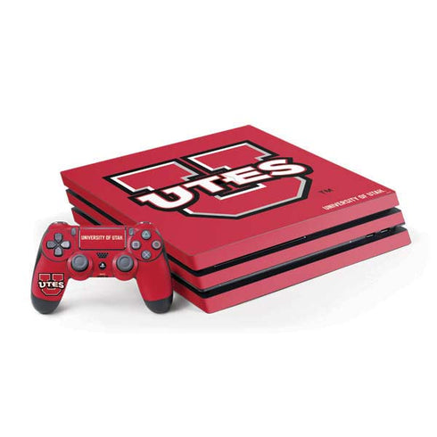 University of Utah Block U PS4 Pro Bundle Skin