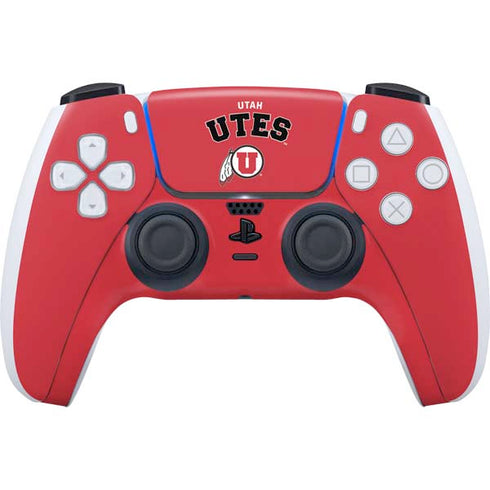 University of Utah Block U PS5 Controller Skin