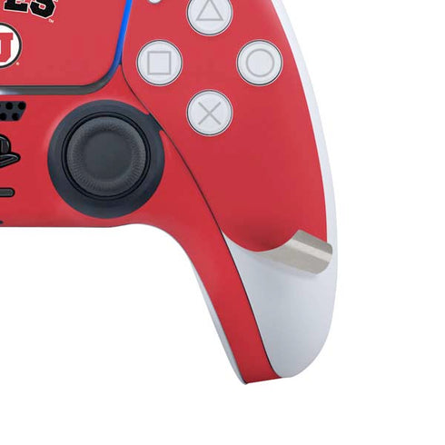 University of Utah Block U PS5 Controller Skin