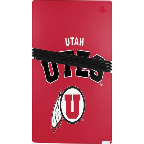 University of Utah Block U PS5 Pro Console Skin