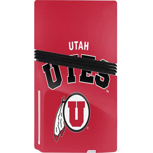 University of Utah Block U PS5 Pro Disk Bundle Skin