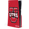 University of Utah Block U PS5 Slim Disk Console Skin
