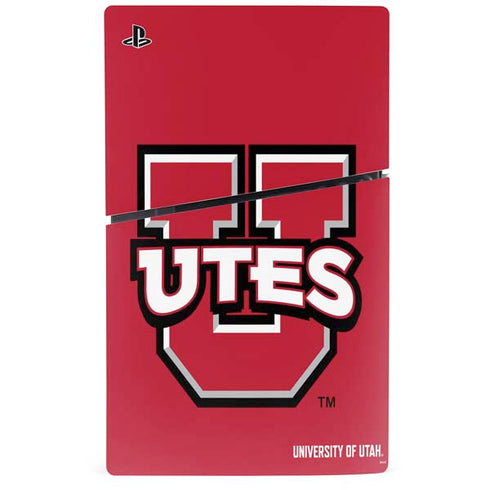 University of Utah Block U PS5 Slim Digital Edition Bundle Skin