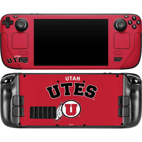University of Utah Block U Steam Deck Handheld Gaming Computer OLED Skin