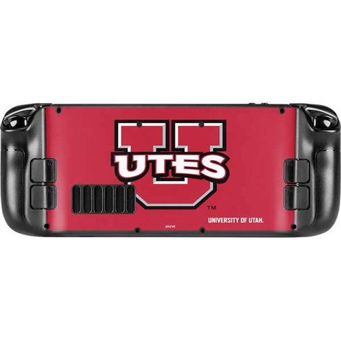 University of Utah Block U Steam Deck Handheld Gaming Computer Skin