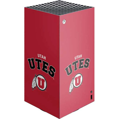 University of Utah Block U XBox Series X Digital Edition Console Skin