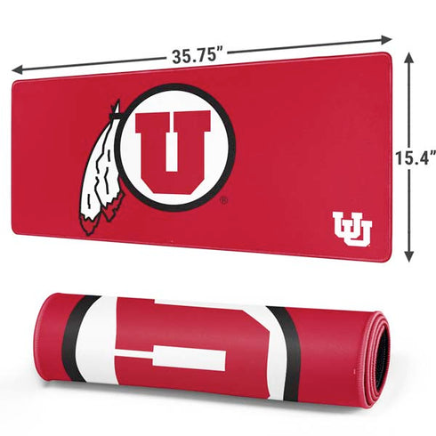 University of Utah Logo Gaming Mouse Pad