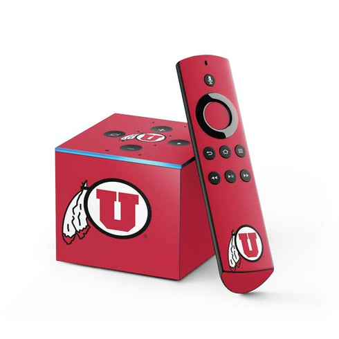 University of Utah Logo Fire TV Cube Skin