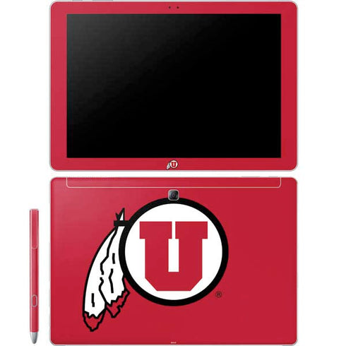 University of Utah Logo Galaxy Book 12in Skin