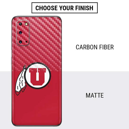 University of Utah Logo Galaxy S20 Skin