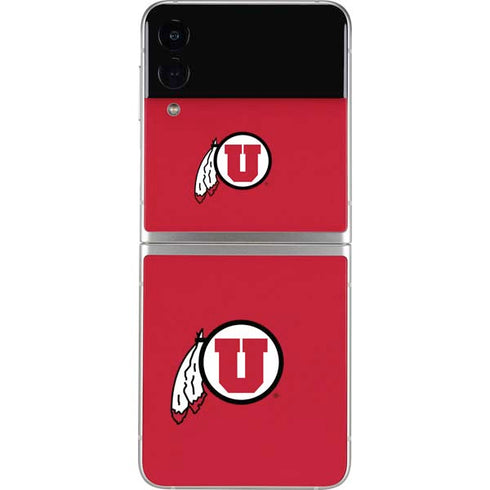 University of Utah Logo Galaxy Z Flip4 5G Skin