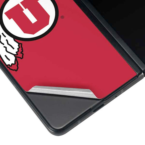 University of Utah Logo Galaxy Z Fold4 5G Skin