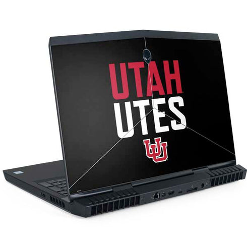 University of Utah Interlocking U Dell Alienware Skin
