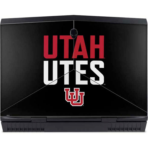 University of Utah Interlocking U Dell Alienware Skin