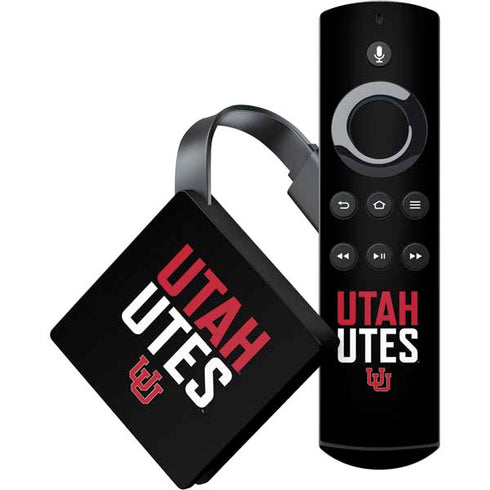University of Utah Interlocking U Amazon Fire TV Skin