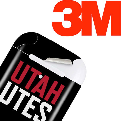University of Utah Interlocking U Apple AirPods 2 Skin