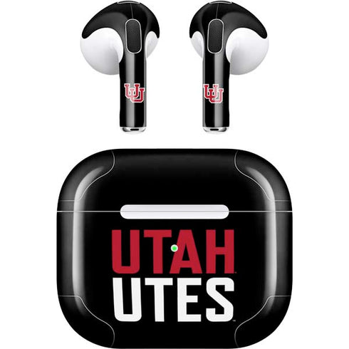 University of Utah Interlocking U Apple AirPods (3rd Gen 2021) Skin