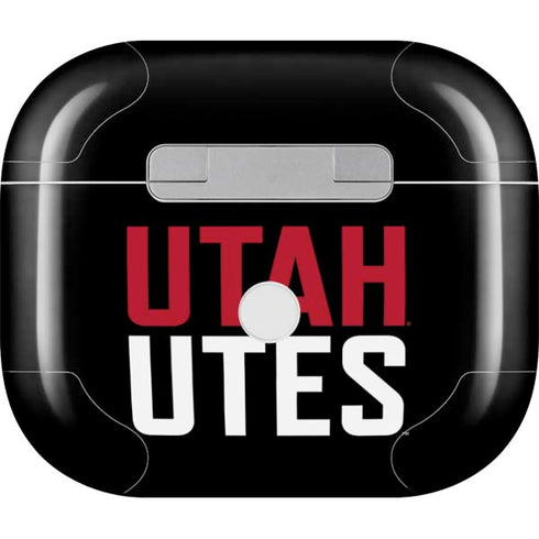University of Utah Interlocking U Apple AirPods (3rd Gen 2021) Skin