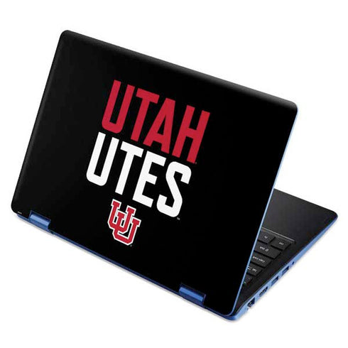 University of Utah Interlocking U Aspire R11 11.6in Skin
