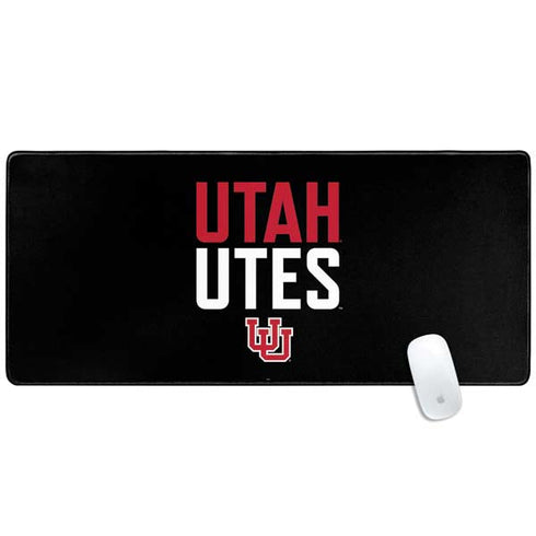 University of Utah Interlocking U Gaming Mouse Pad