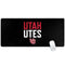 University of Utah Interlocking U Gaming Mouse Pad