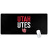 University of Utah Interlocking U Gaming Mouse Pad