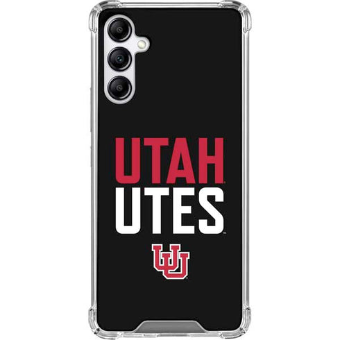 University of Utah Interlocking U Gabb Phone 4 Clear Case