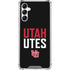 University of Utah Interlocking U Gabb Phone 4 Clear Case