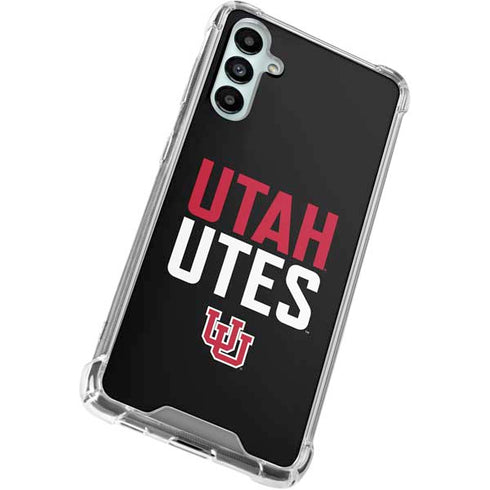 University of Utah Interlocking U Gabb Phone 4 Clear Case
