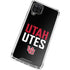 University of Utah Interlocking U Galaxy A12 Clear Case